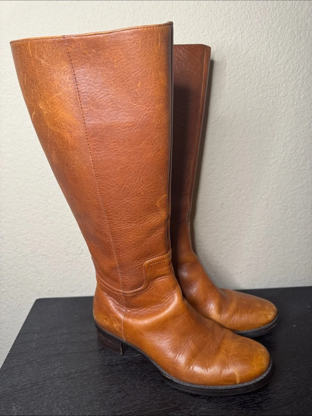 Rockport Classic Tall Leather Riding Boots Size 6.5